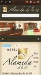 Mobile Screenshot of hotelalamedadela10.com